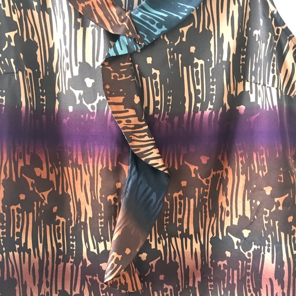 4/$10 Sleeveless blouse Colorful Top by Limited size S - Picture 3 of 3